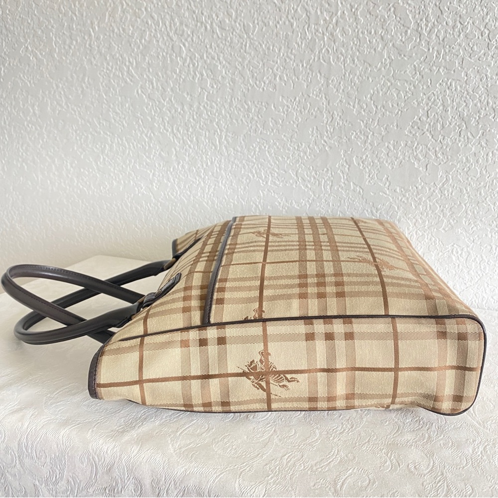 Burberry check large canvas tote - Picture 4 of 13